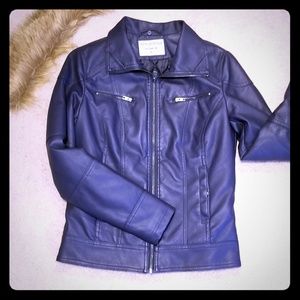 Women's small leather jacket